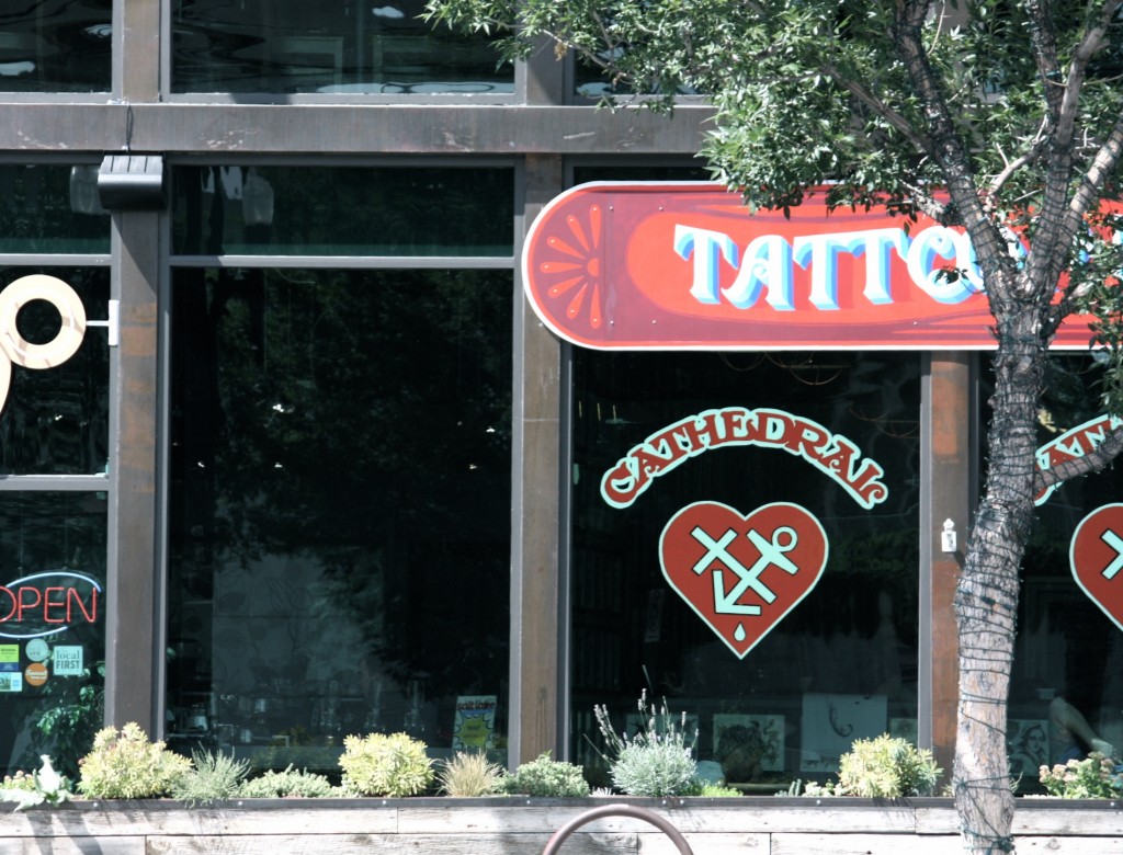 A truly colorful cathedral of body art.