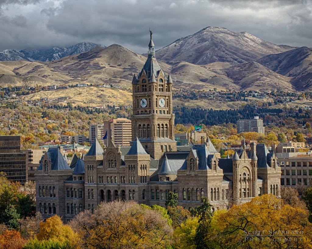 2013 10-30 Salt Lake City Court House (HDR) by Watertown, South Dakota, photographer Scott Shephard