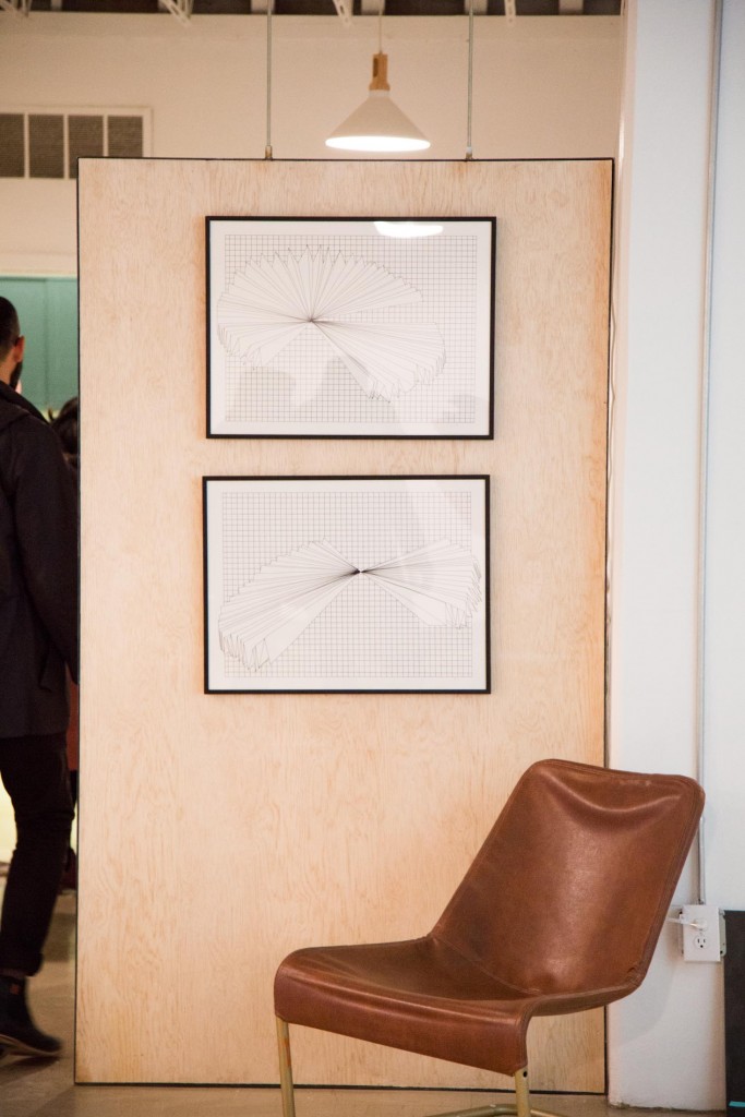 Kyle Jorgensen's line drawings are precise, hypnotic, and space-defying. 