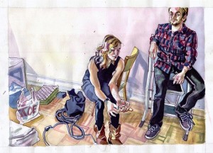 Rachel Merrill sitting